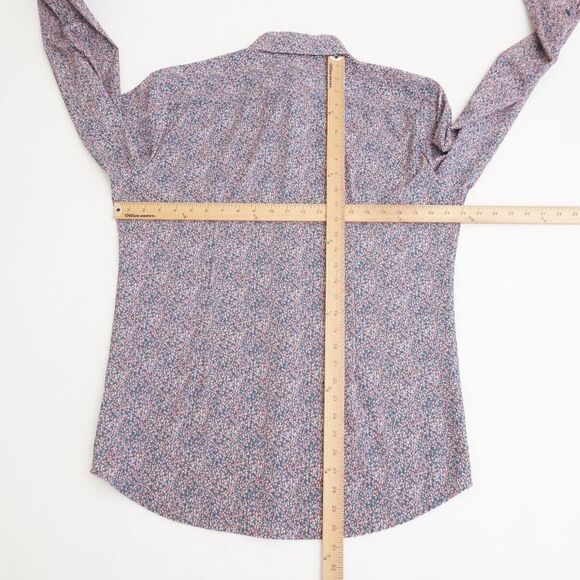 Mizzen Main Mens Leeward Shirt Button Up Long Sleeve Red Floral Polyester Large - Picture 5 of 9